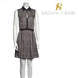 Sachin + Babi Sleeveless Photo Print Dress